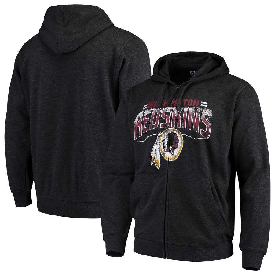 Men's Washington Redskins G III Sports by Carl Banks Perfect Season Full Zip Hoodie Charcoal,We sell and wholesale Men's Washington Redskins G III Sports by Carl Banks Perfect Season Full Zip Hoodie Charcoal on line form chian!